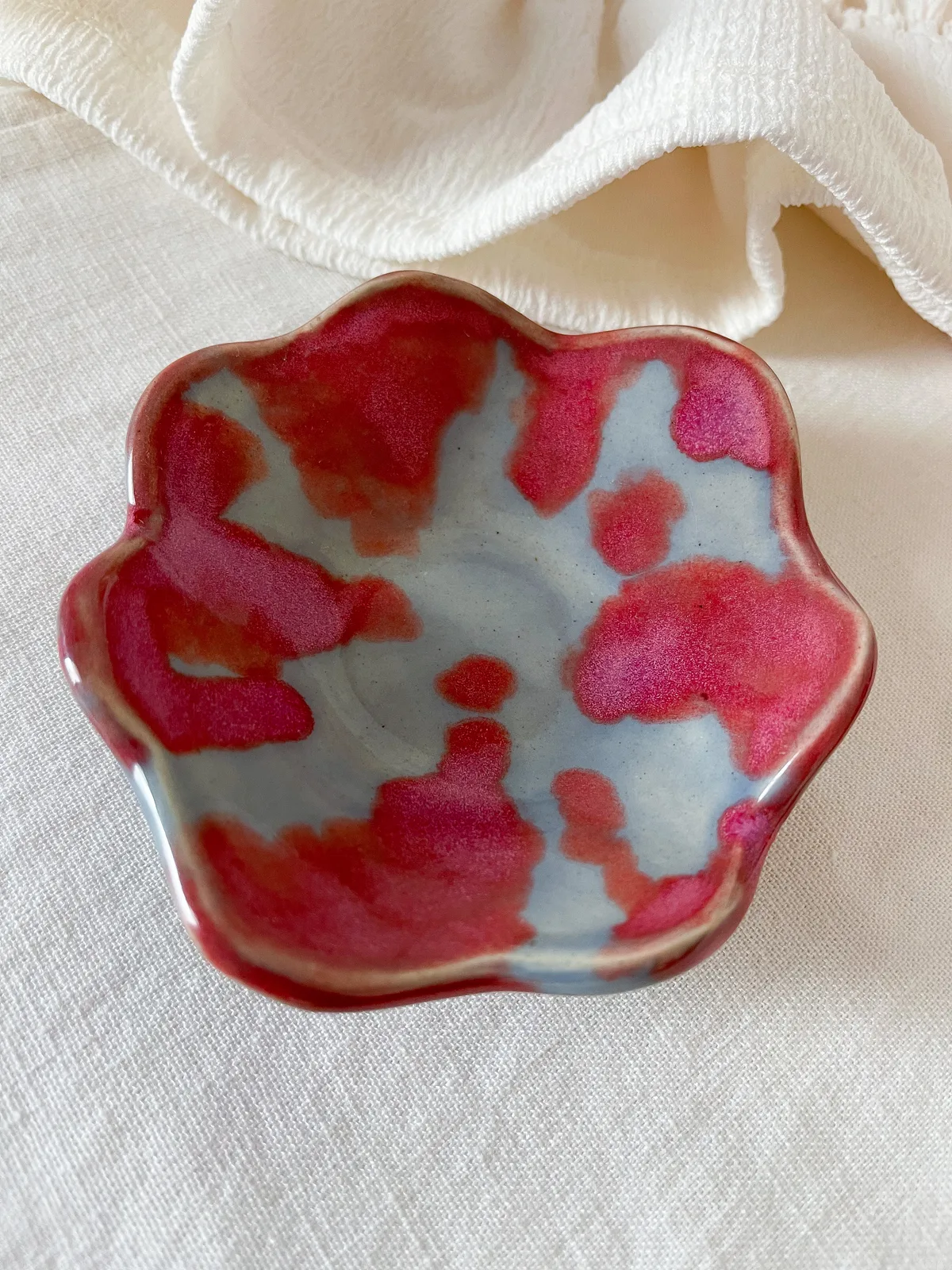 Porta Joias Orgânico - Rosa/Azul 3