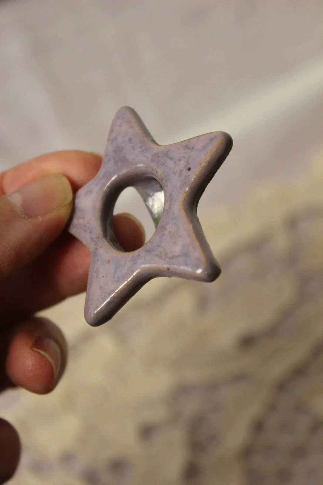 Pingente Estrela M - Roxo 2