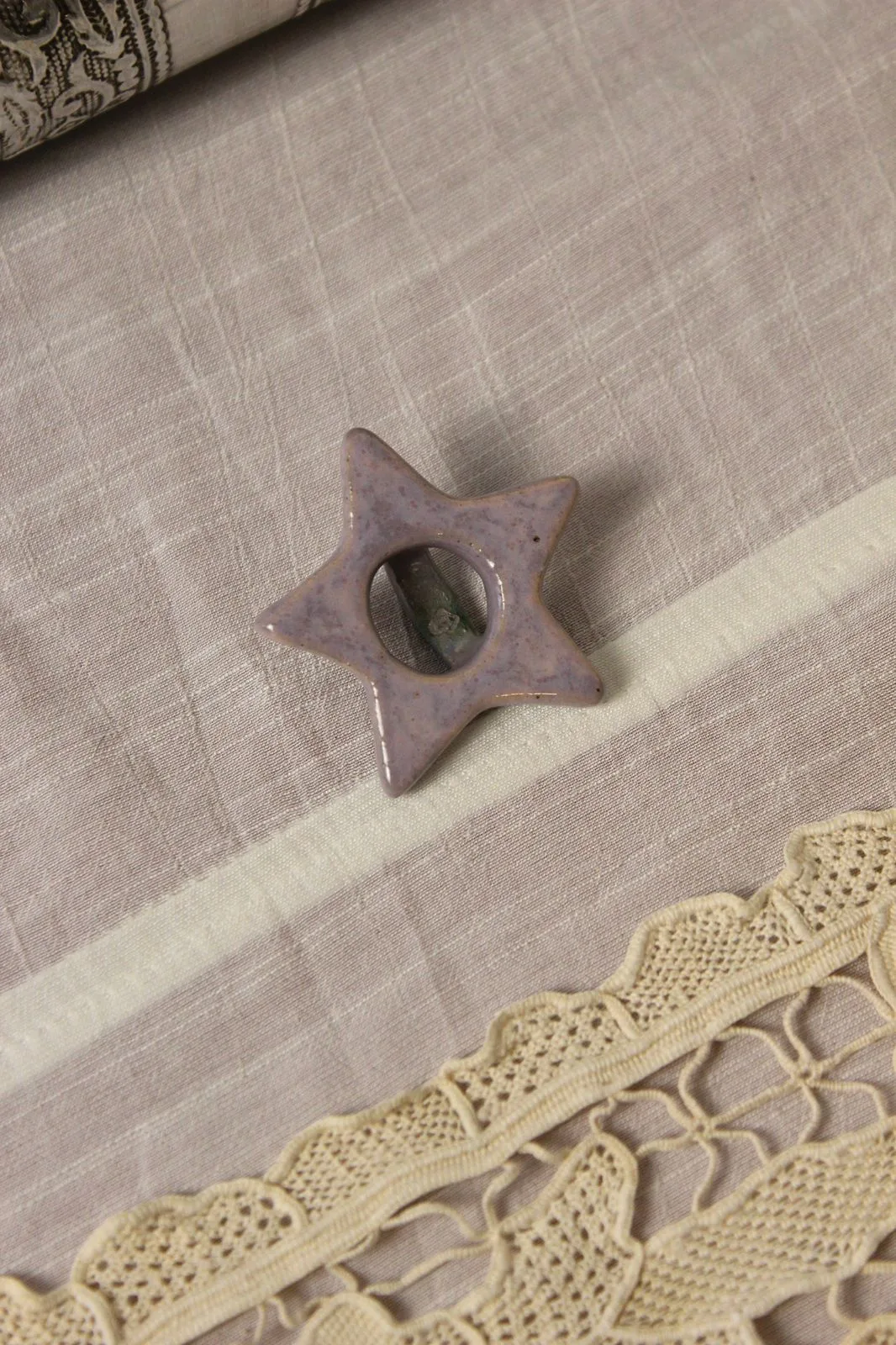 Pingente Estrela M - Roxo 3