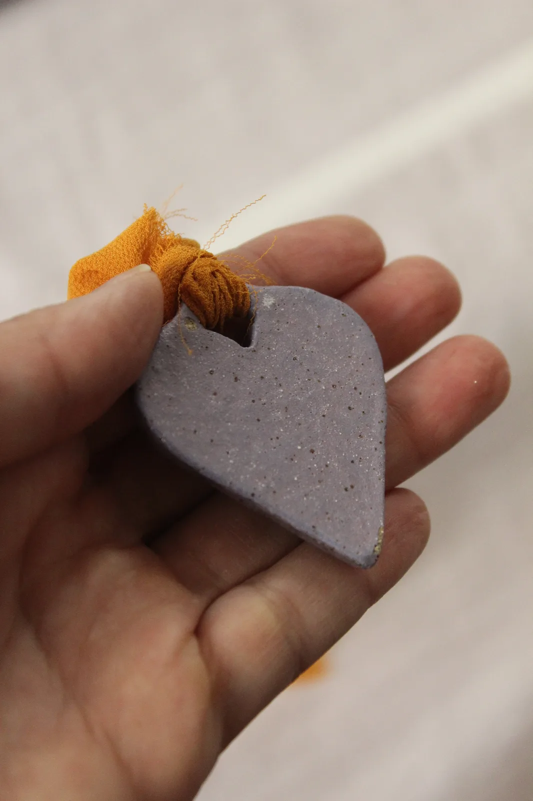 Pingente Coração M - Roxo 4