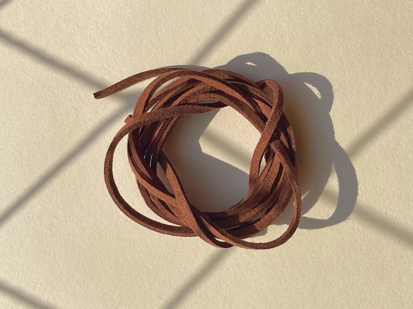 Cordão de Camurça - Chocolate