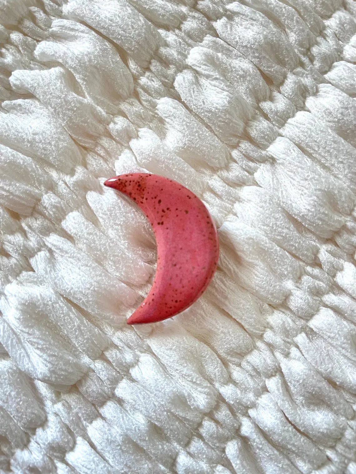 Pingente Lua G - Rosa (com gancho) 3