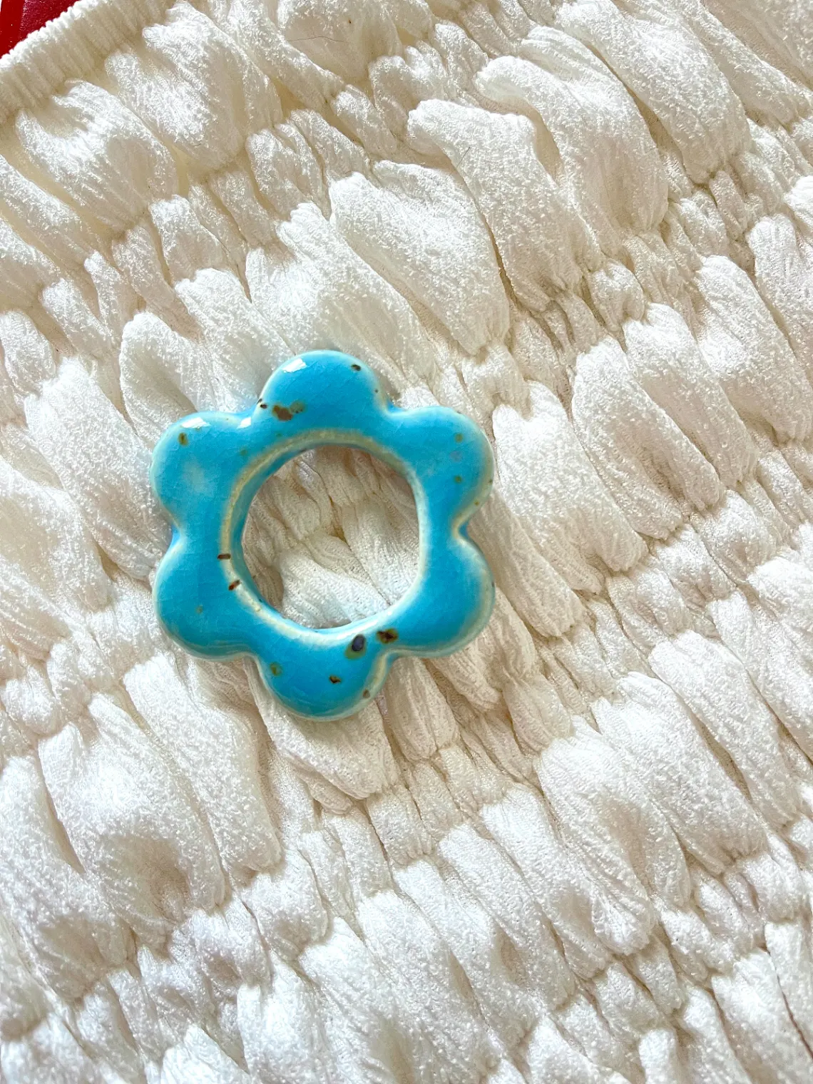 Pingente Flor G - Azul 4
