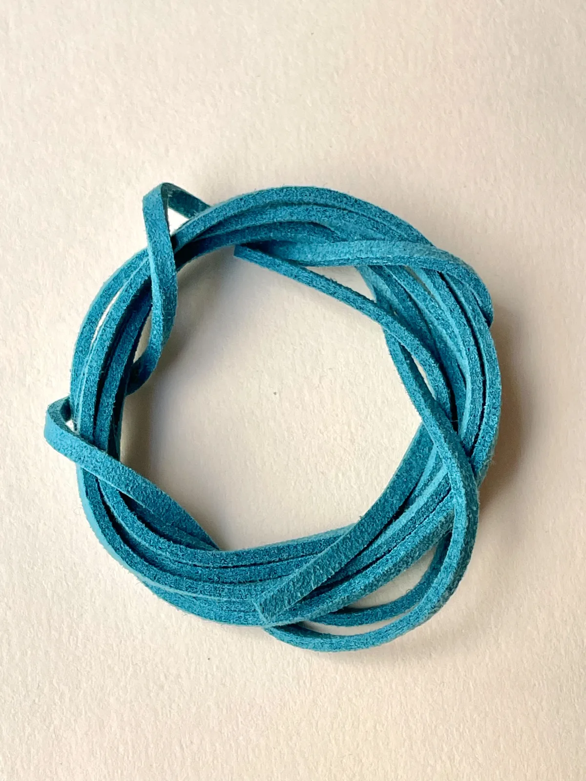 Cordão de Camurça - Azul